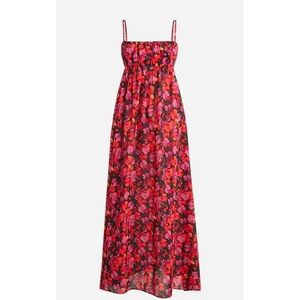 J.Crew Empire-waist cotton voile dress in floral